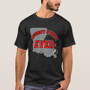 US Citizen Proud America Land Karta Worst State Lo T Shirt