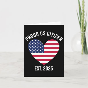 US Citizenship 2025 Dekoration American New Usa Ci Kort