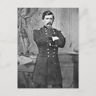 US Civil Krig: General McClellan Vykort