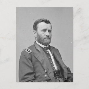 US Civil Krig: General Ulysses S Grant Vykort