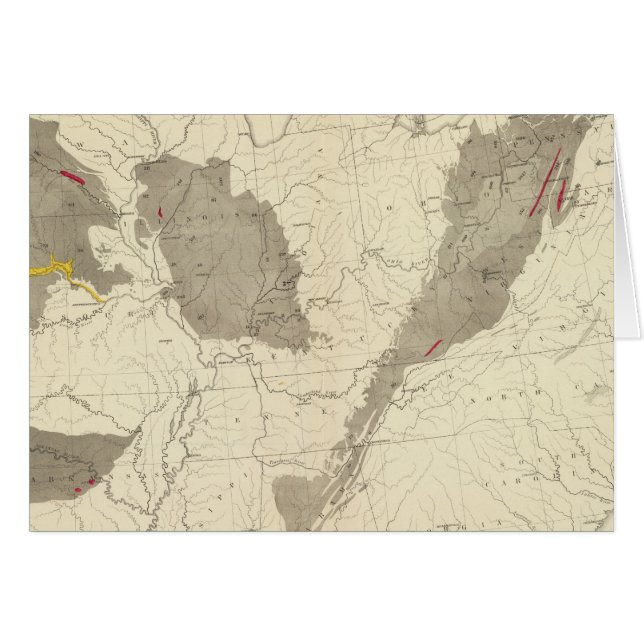 US Coal Fält Hälsningskort (Framsidan Horizontal)