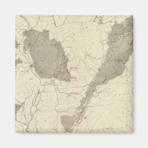 US Coal Fält Magnet
