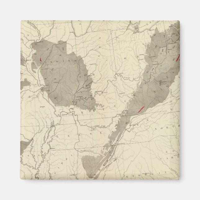 US Coal Fält Magnet (Framsidan)