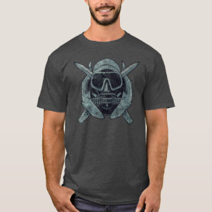 US Combat Diver Vintage Insignia T Shirt