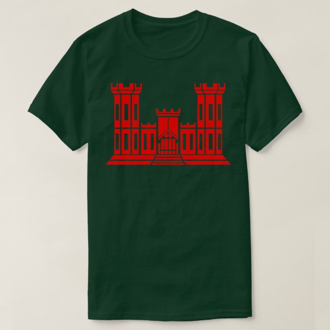 US Combat Ingenjör T Shirt (Design framsida)