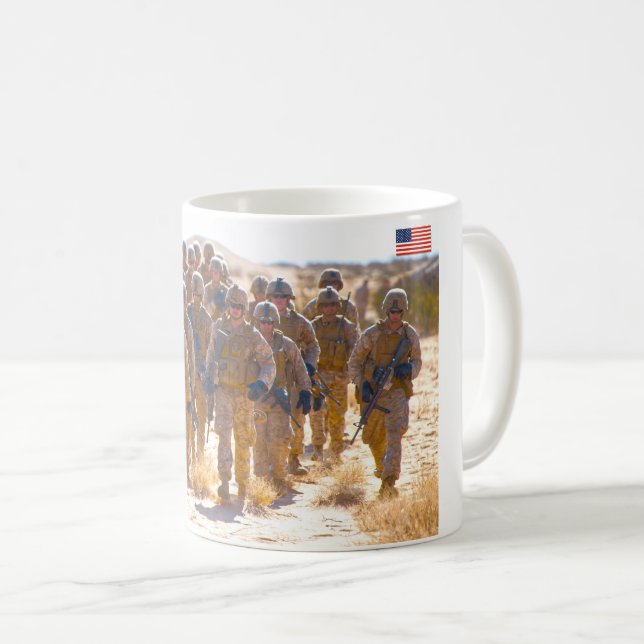 US COMBAT PERSONNEL KAFFEMUGG (Framsida höger)