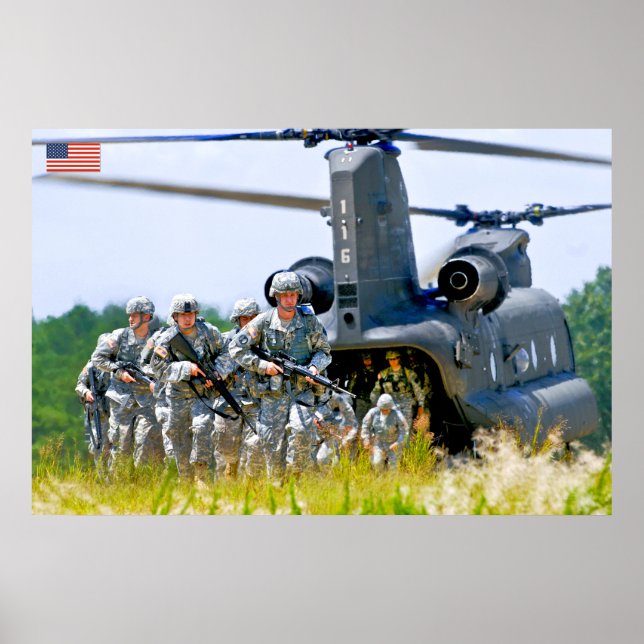 US COMBAT PERSONNEL POSTER (Framsidan)