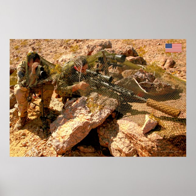 US COMBAT PERSONNEL POSTER (Framsidan)