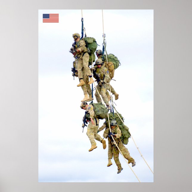 US COMBAT PERSONNEL POSTER (Framsidan)
