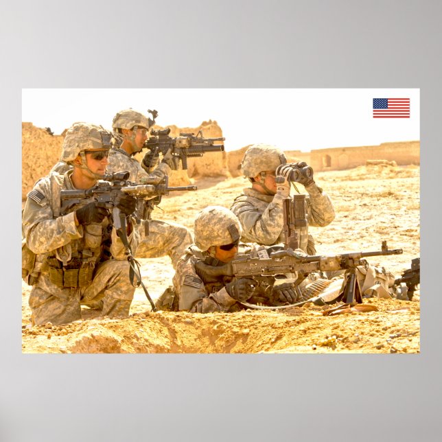US COMBAT PERSONNEL POSTER (Framsidan)