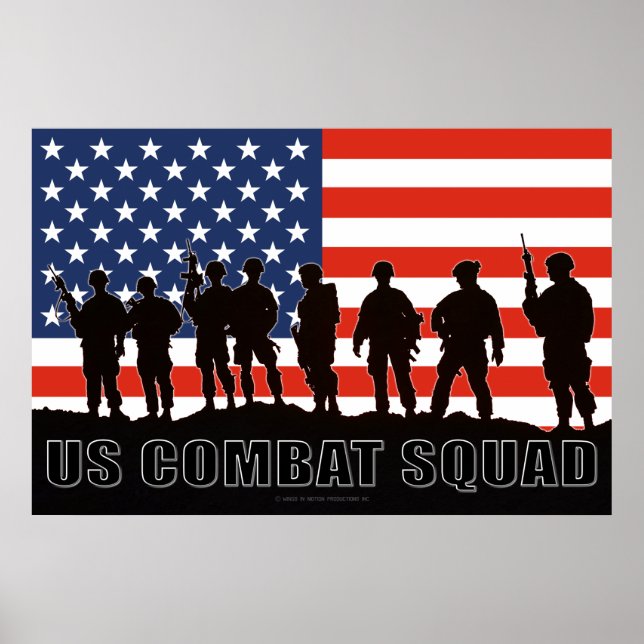 US COMBAT PERSONNEL POSTER (Framsidan)