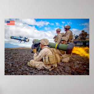 US COMBAT PERSONNEL POSTER