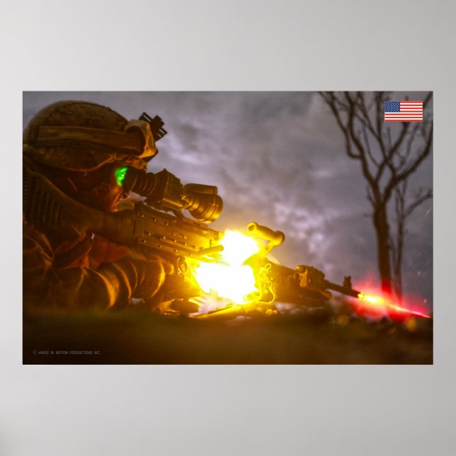 US COMBAT PERSONNEL POSTER (Framsidan)