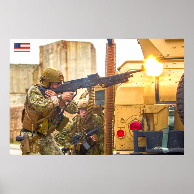 US COMBAT PERSONNEL POSTER (Framsidan)