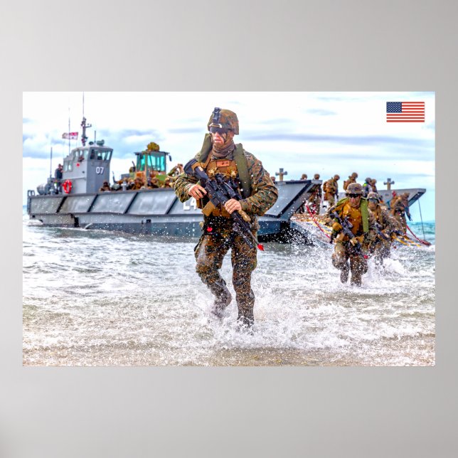 US COMBAT PERSONNEL POSTER (Framsidan)