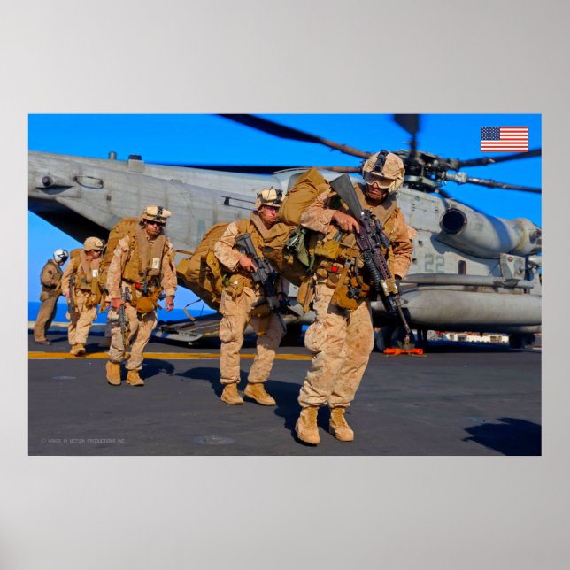 US COMBAT PERSONNEL POSTER (Framsidan)
