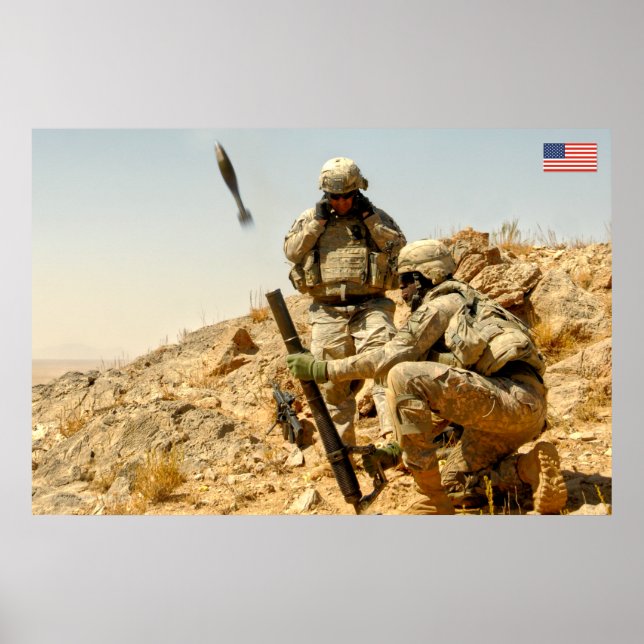US COMBAT PERSONNEL POSTER (Framsidan)