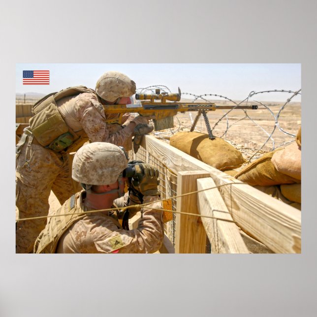 US COMBAT PERSONNEL POSTER (Framsidan)