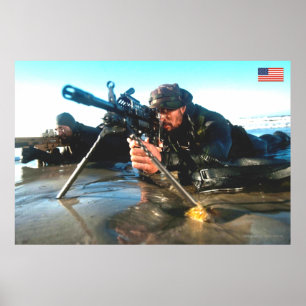 US COMBAT PERSONNEL POSTER