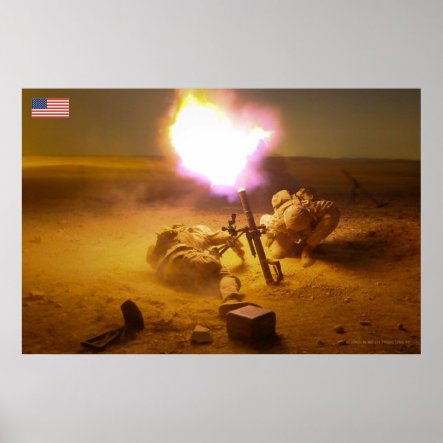 US COMBAT PERSONNEL POSTER (Framsidan)