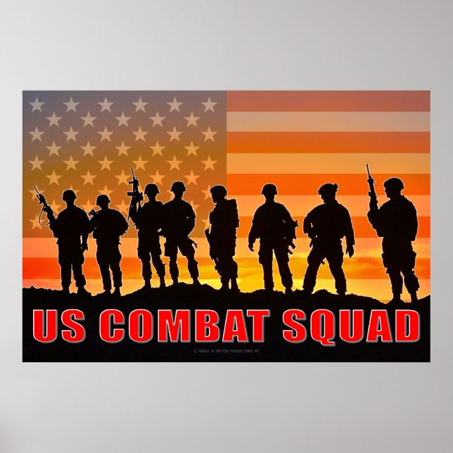 US COMBAT PERSONNEL POSTER (Framsidan)
