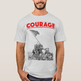 US COMBAT SQUAD COURAGE - Battle of Iwo Jima T Shirt