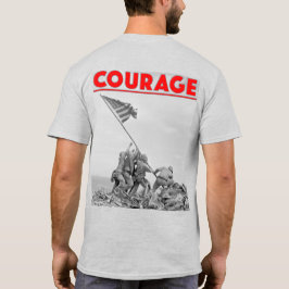 US COMBAT SQUAD COURAGE - Battle of Iwo Jima T Shirt