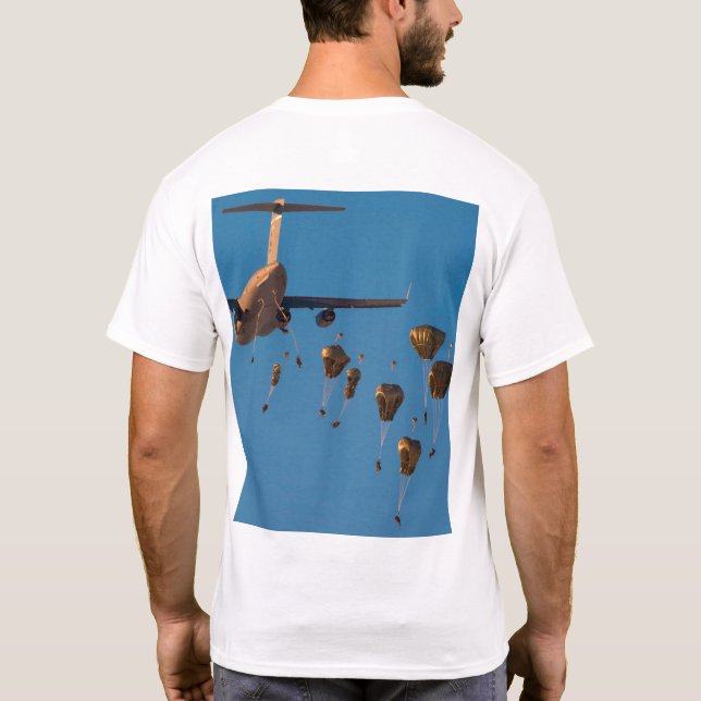 US COMBAT SQUAD - US Airborne T Shirt (Baksida)