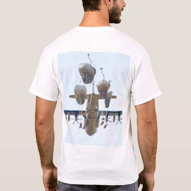 US COMBAT SQUAD - US Paratrooper T Shirt (Baksida)