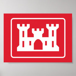 US Corps of Ingenjör DOD Military Poster