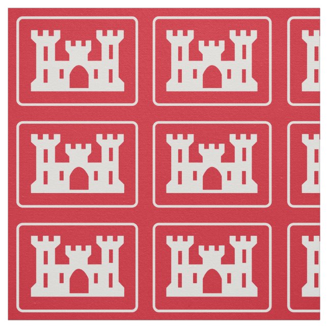 US Corps of Ingenjör DOD Military Tyg (Provkarta)