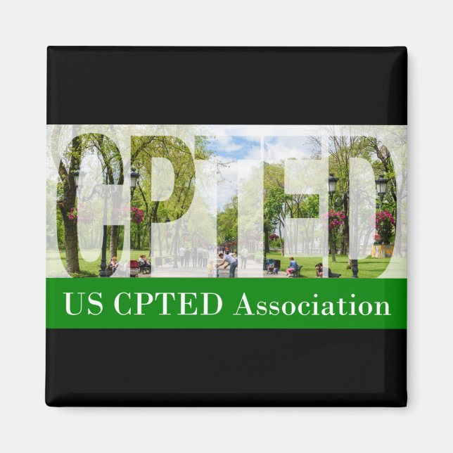 US CPTED Association Magnet - Park (Framsidan)