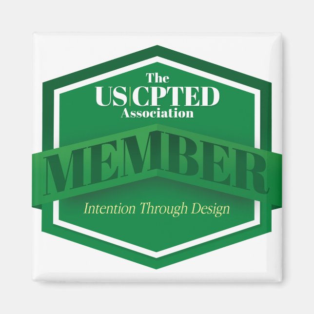 US CPTED Association Member Magnet (Framsidan)