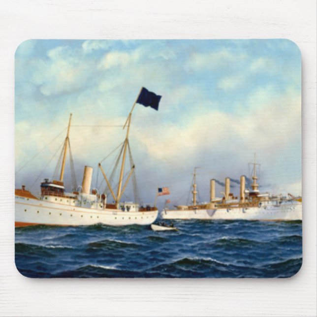 US Cruiser Brooklyn 1897 Musmatta (Framsidan)