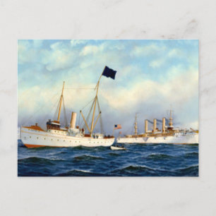 US Cruiser Brooklyn 1897 Vykort