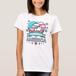 US CUTE EAGLE T SHIRT