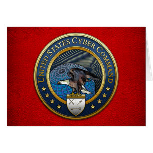US Cyber Command Hälsningskort