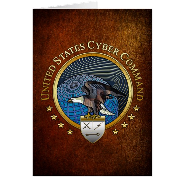 US Cyber Command Hälsningskort (Framsidan)