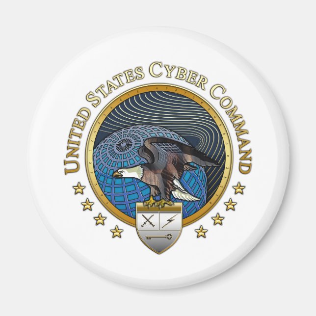 US Cyber Command Magnet (Framsidan)
