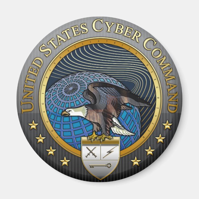 US Cyber Command Magnet (Framsidan)