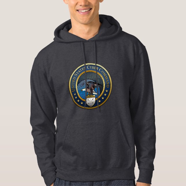 US Cyber Command Sweatshirt Med Luva (Framsida)