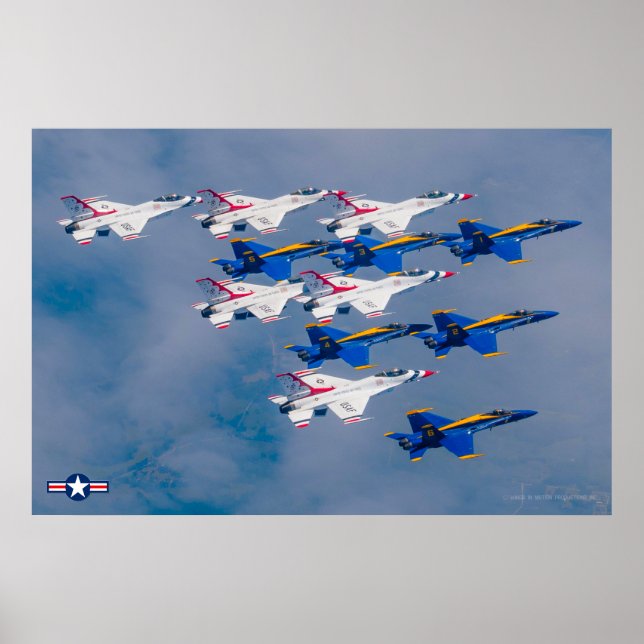 US DEMO TEAMS SALUTE! POSTER (Framsidan)