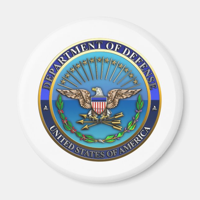 US Department of Defense (DoD) Magnet (Framsidan)
