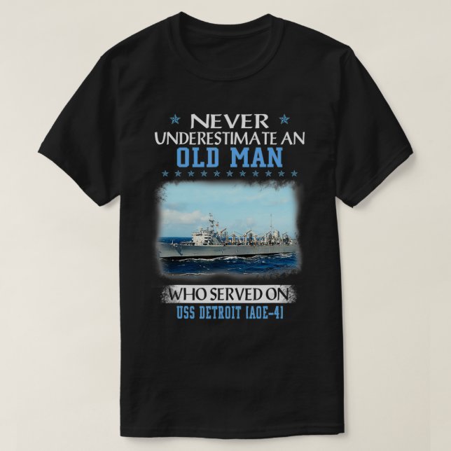 US Detroit AOE4 Veterans Day Far T Shirt (Design framsida)