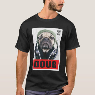 US Doug The Pug Headphone 01 T Shirt
