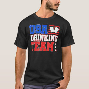 US Drinking Team Independence day 4 juli T Shirt