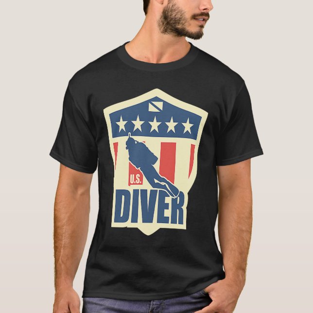 US Dykare T Shirt (Framsida)