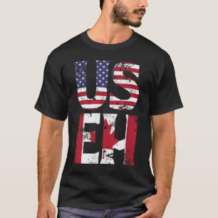 US EH American Canadian Funny Meme Quote T Shirt