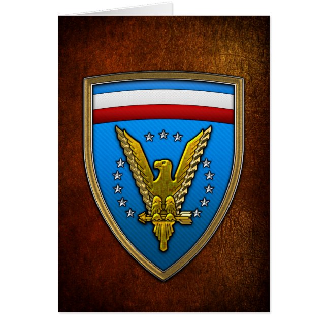US European Command Hälsningskort (Framsidan)