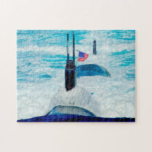 US FAST ATTACK SUBMARINE - SSN-770 (11x14 INCH) Pussel